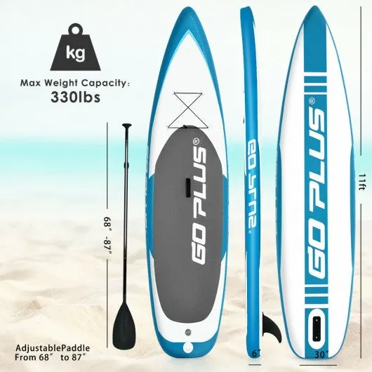 11' Water Sport Inflatable Stand up Paddle Board Surfboard