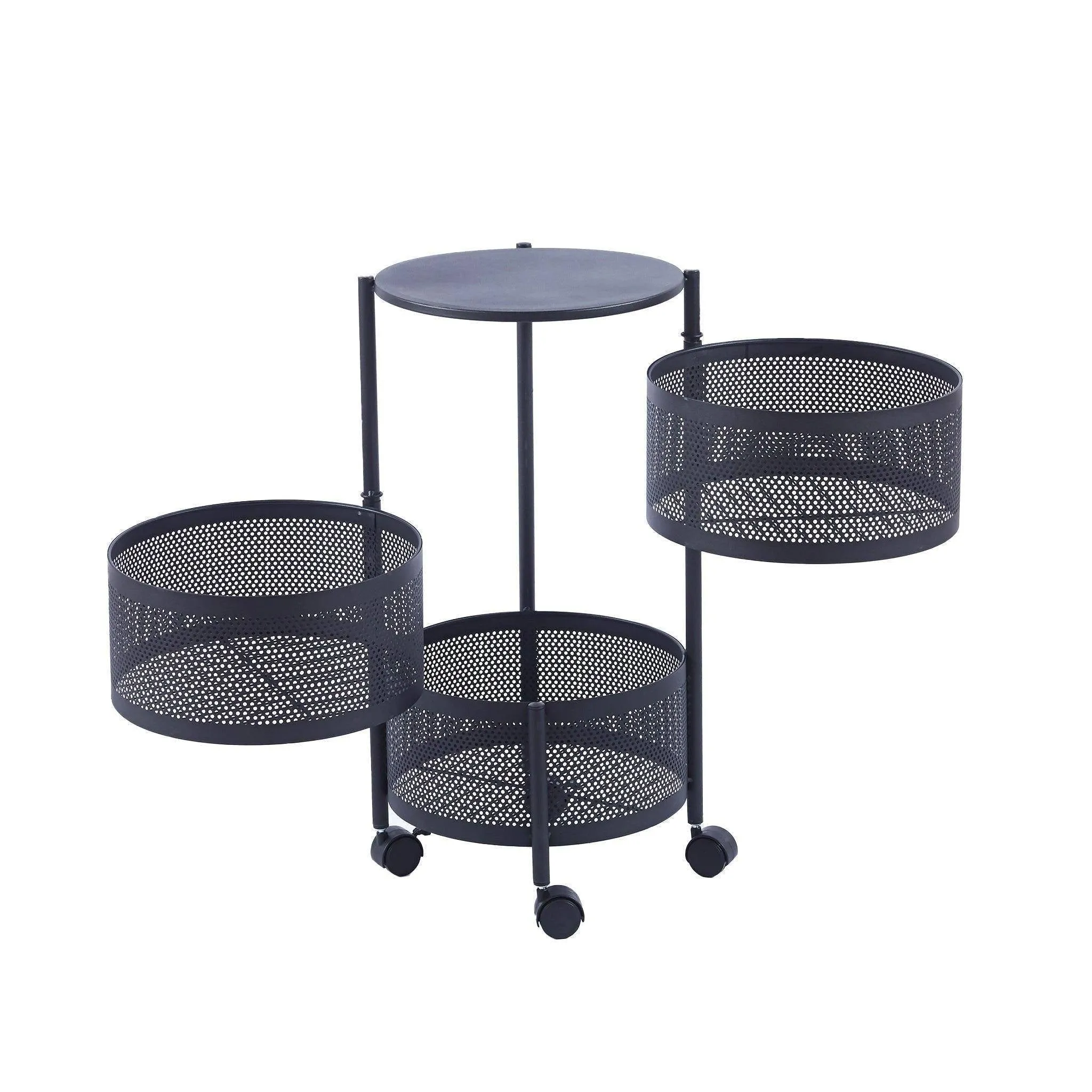 3 Tier Round Storage Cart SF-103