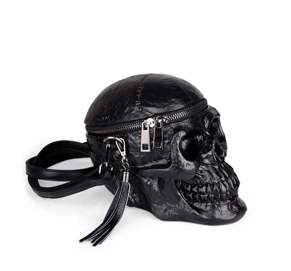 3D Skull Cross Body Bag Handle Mini Shoulder Handle Bag