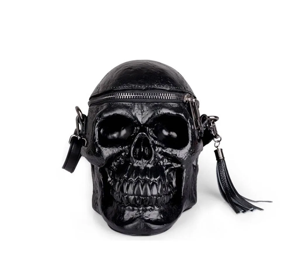 3D Skull Cross Body Bag Handle Mini Shoulder Handle Bag