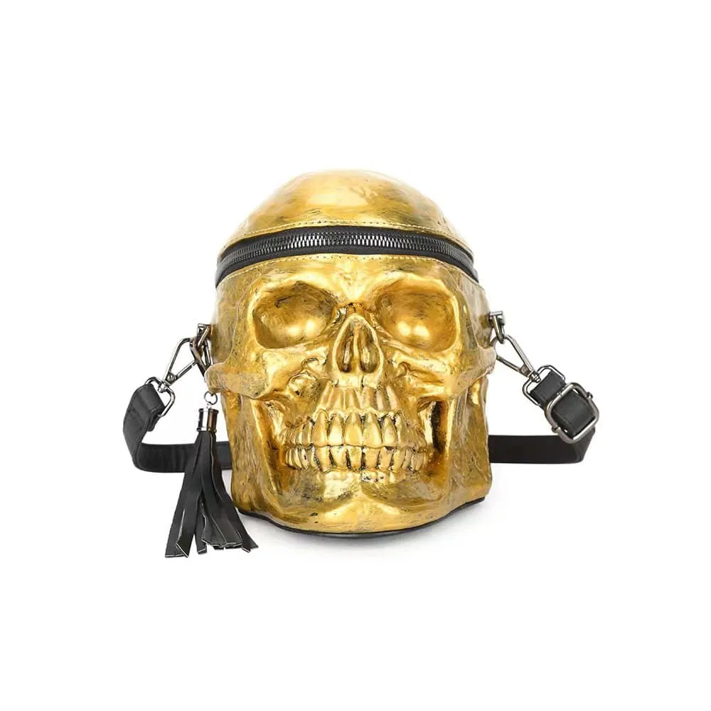 3D Skull Cross Body Bag Handle Mini Shoulder Handle Bag