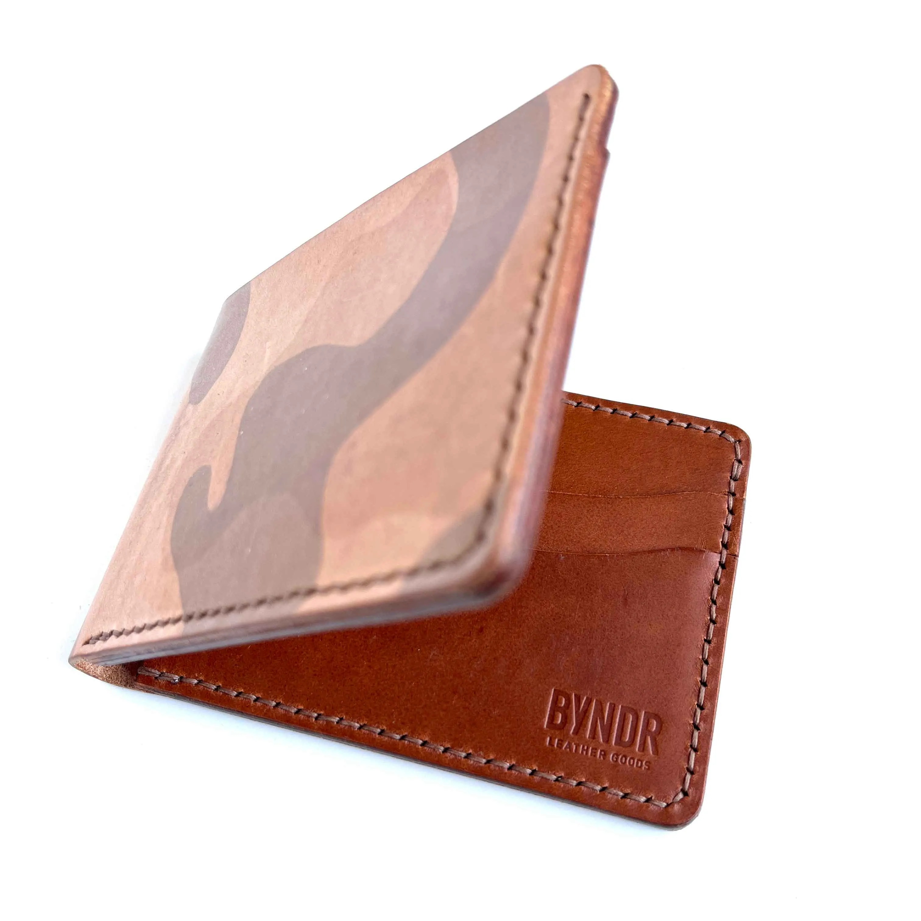 6-Pocket Billfold - Natural Camo   Whiskey