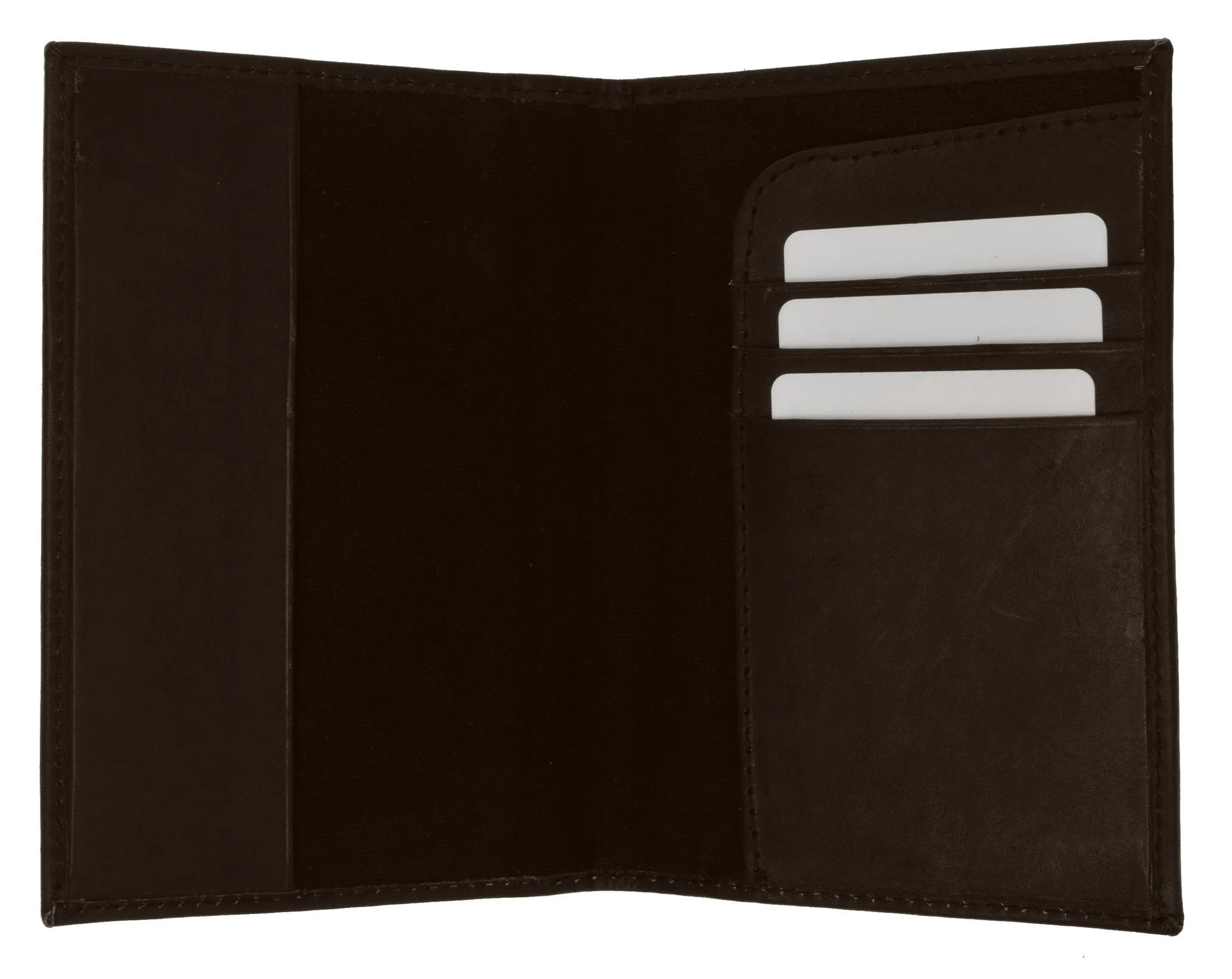 601CF USA-BLIND/Leather Passport wallet with Card holder