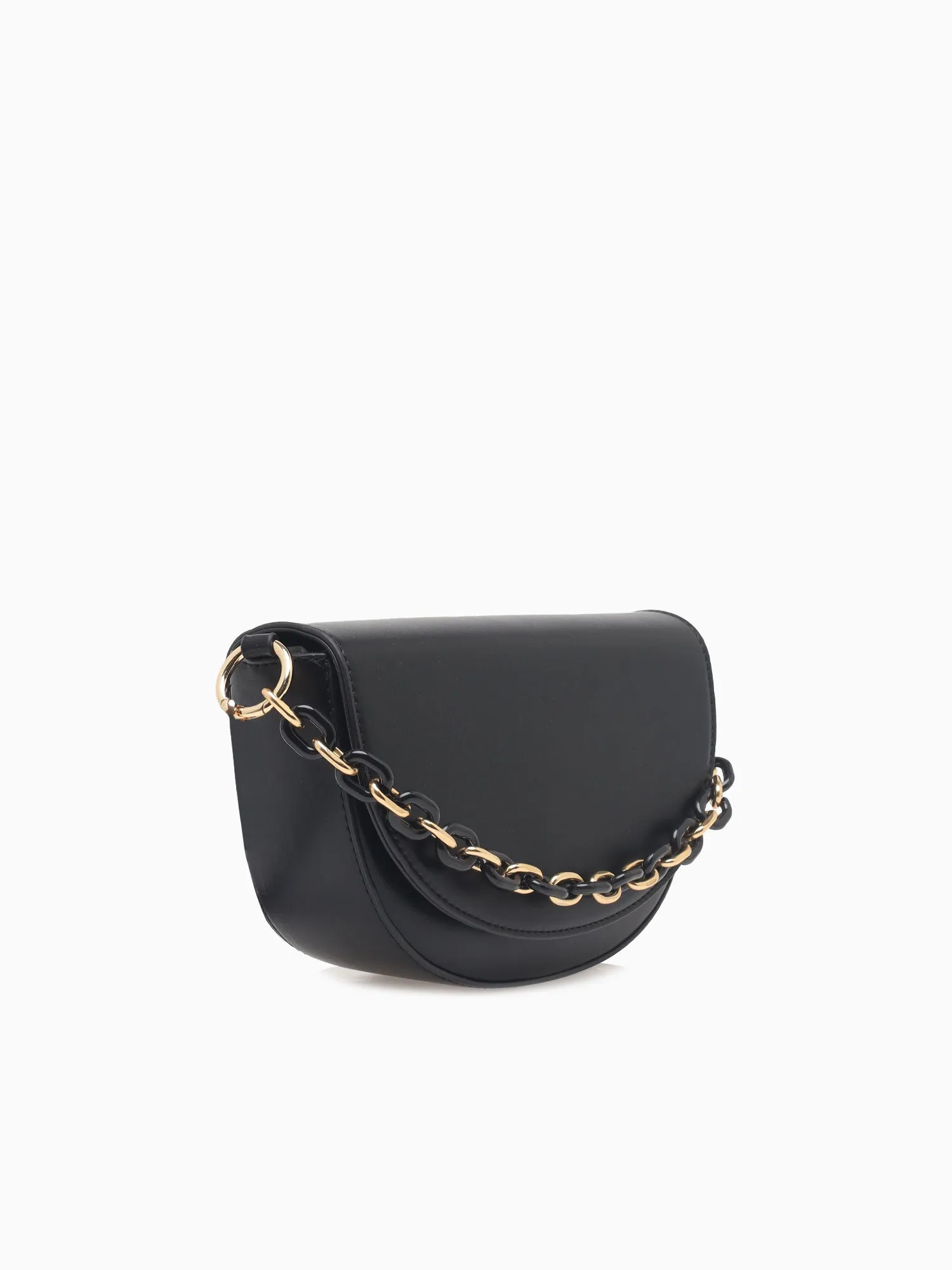 6024 Odette Flap Bag Black