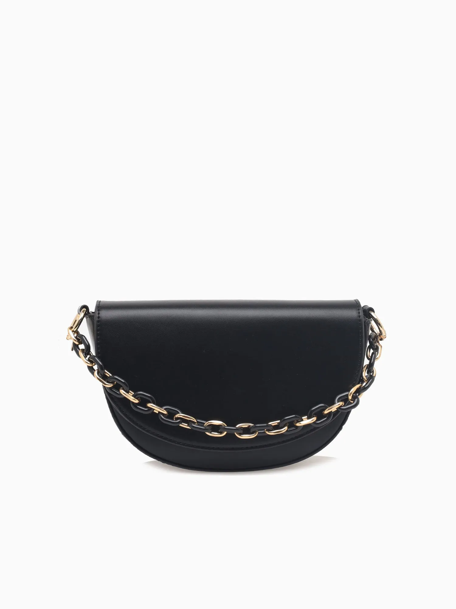 6024 Odette Flap Bag Black