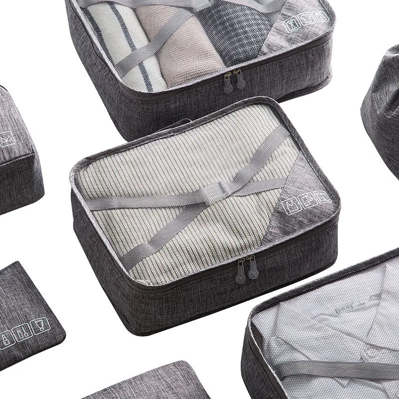 7 parts leisure package travel bag storage bag