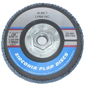 Advantage 4 1/2 x 5/8-11 Zirconia Flap Wheel 80 Grit Each