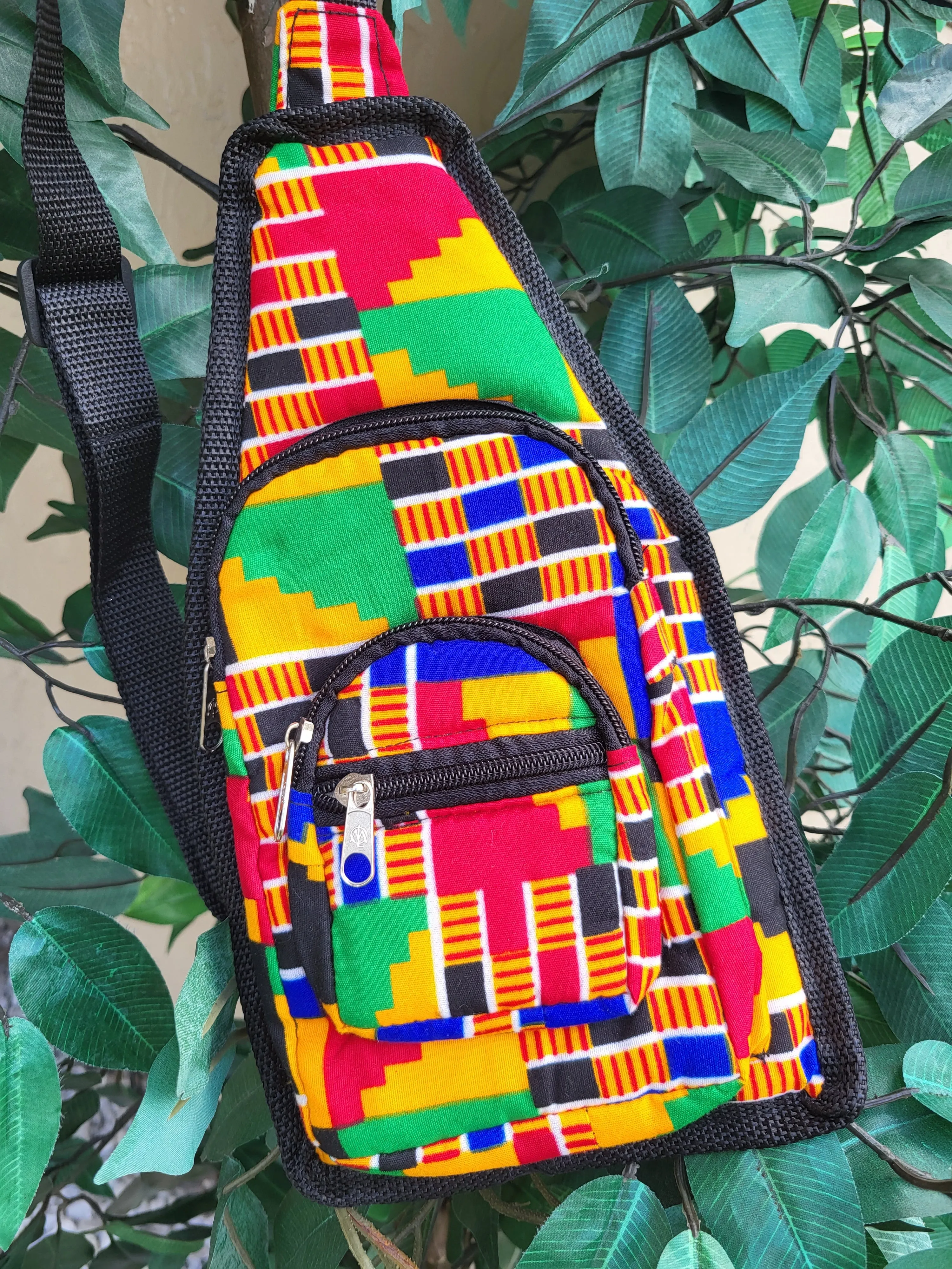 African Print Crossbody Fanny Packs