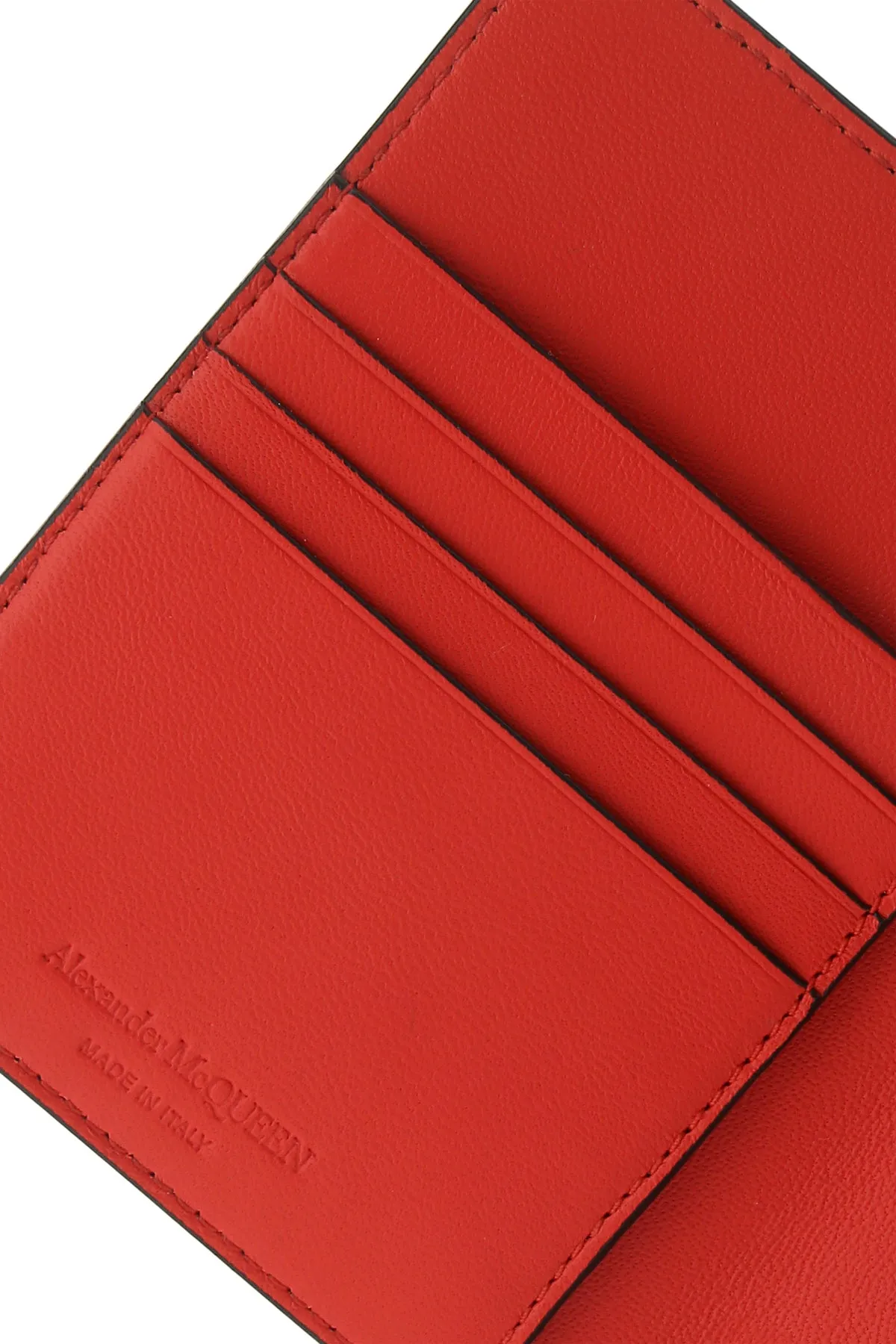 Alexander McQueen Logo Bifold Passport Holder