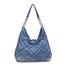 All The Denim Hobo Bag