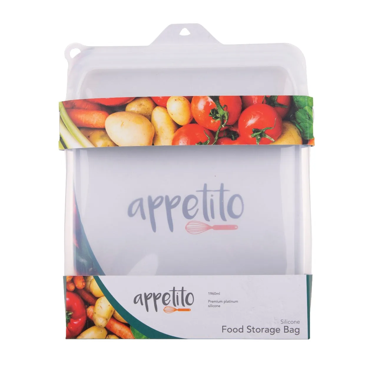 Appetito Silicone Food Storage Bag - Extra Large