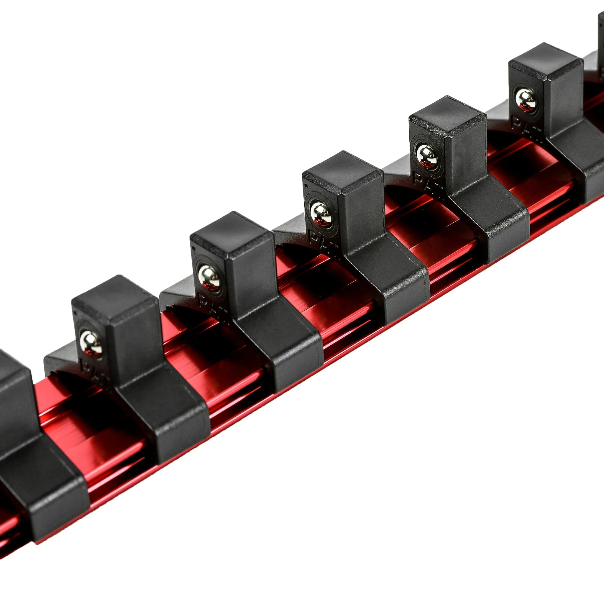 ARES 70202 - 3/8" Red Aluminum Socket Rail