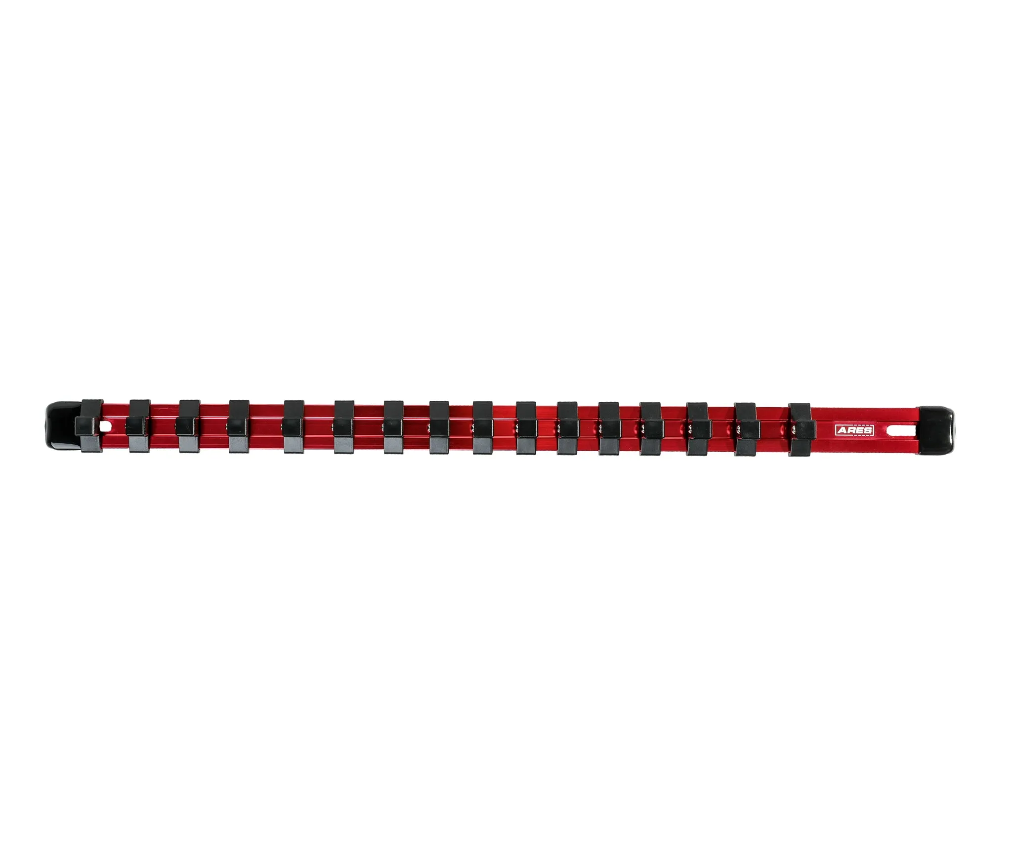 ARES 70202 - 3/8" Red Aluminum Socket Rail