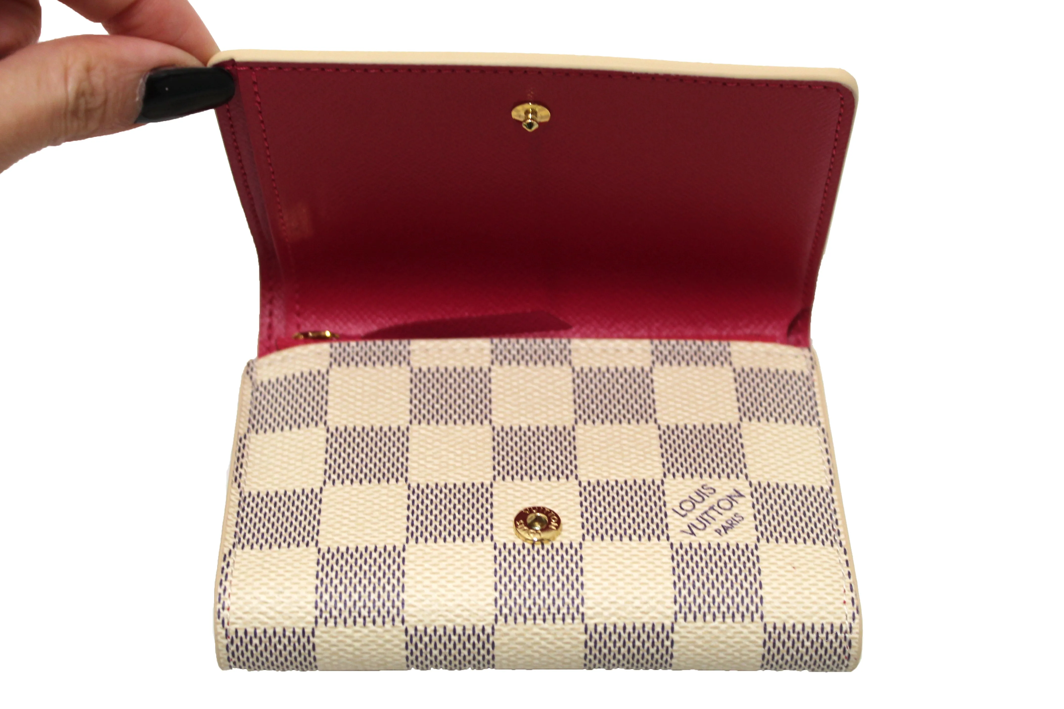 Authentic Louis Vuitton Limited Edition 2021 Christmas Animation Hollywood Damier Azur Victorine Wallet