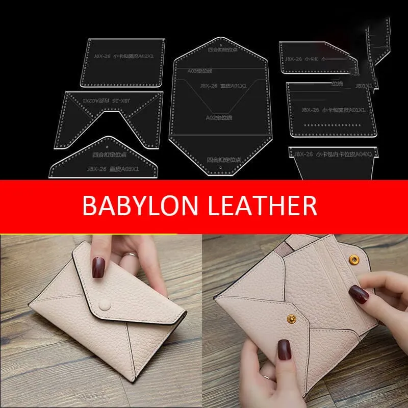 BABYLON™ Cardholder Business Card Case Leather Pattern JBX-26