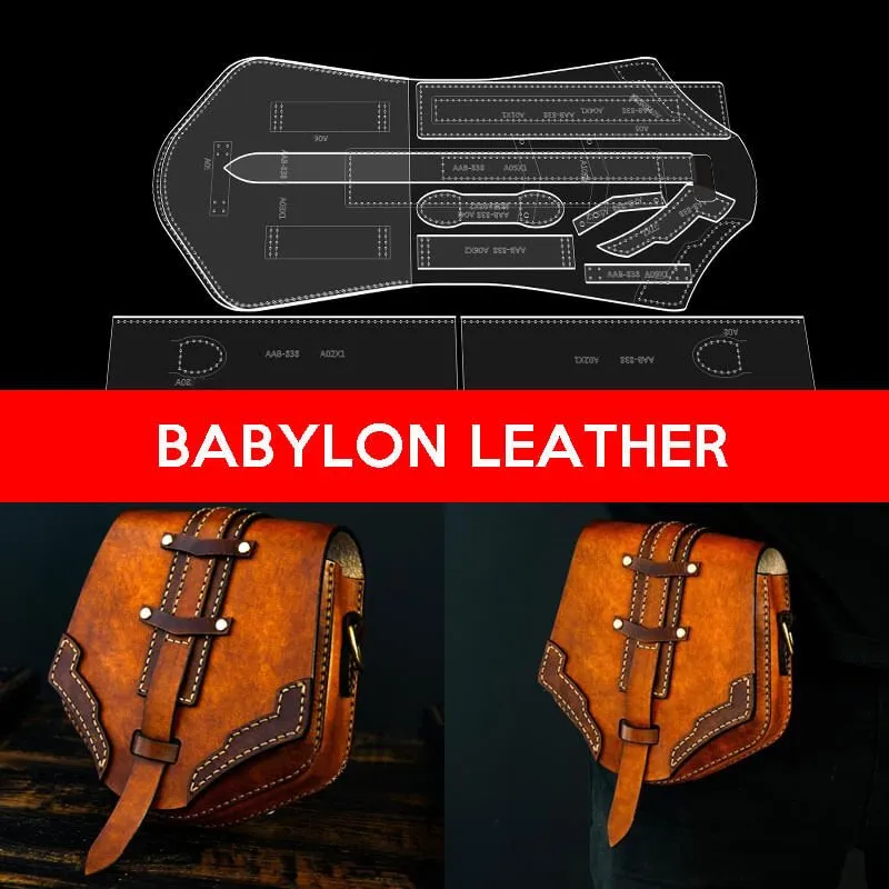 BABYLON™ Knight Waist Bag Leathercraft Pattern AAB-838