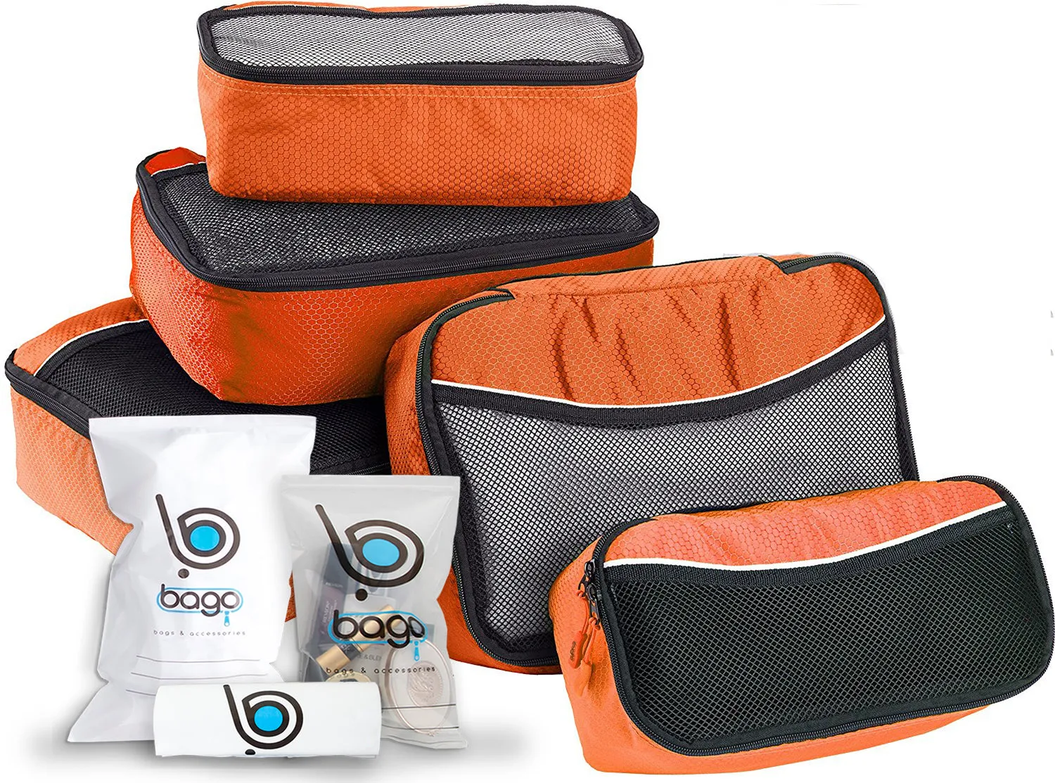 Bago 5 Set Packing Cubes For Travel - Luggage & Bag Organizer