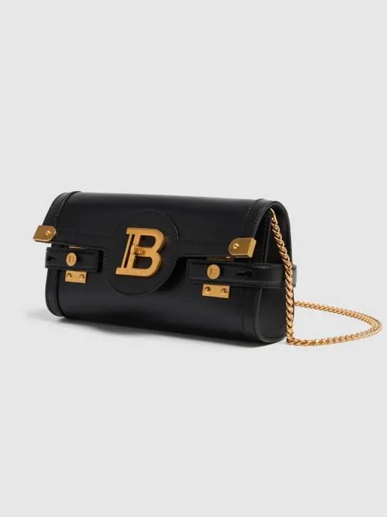 Balmain   Bbuzz 23 leather pouch with chain 