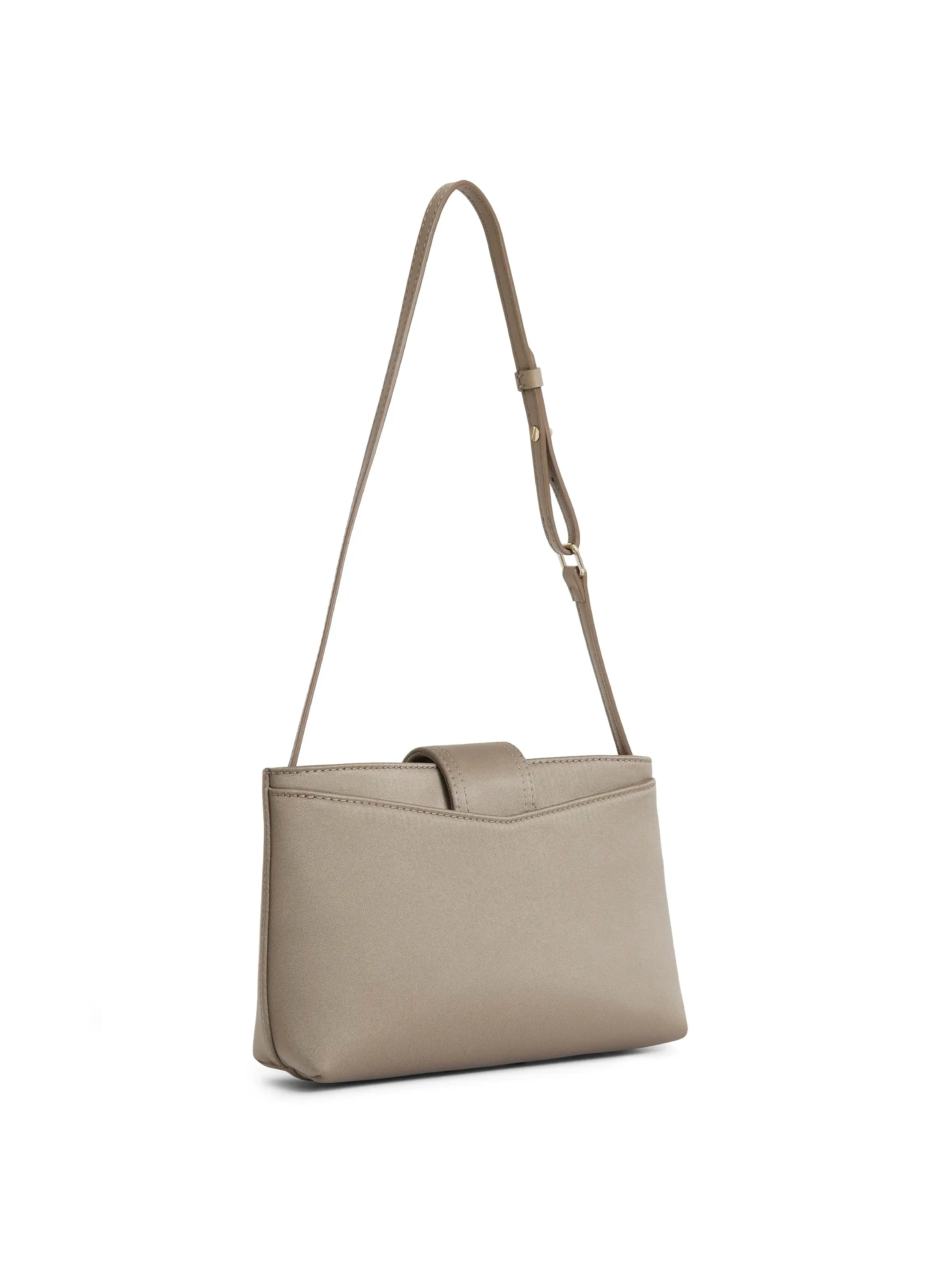 Belmont Shoulder Bag - Champagne Satin