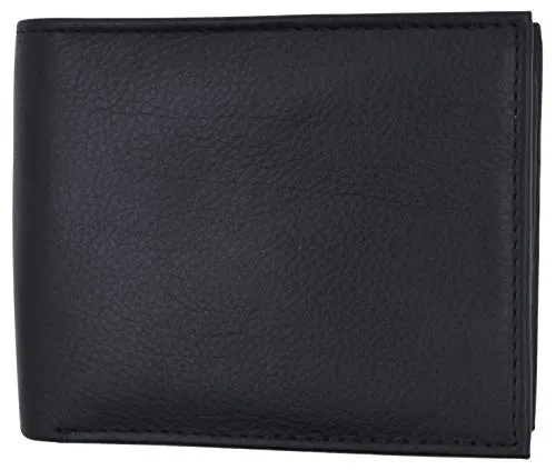 Bifold Wallet for Men - RFID Blocking Genuine Leather Extra Capacity Wallet Gift Box