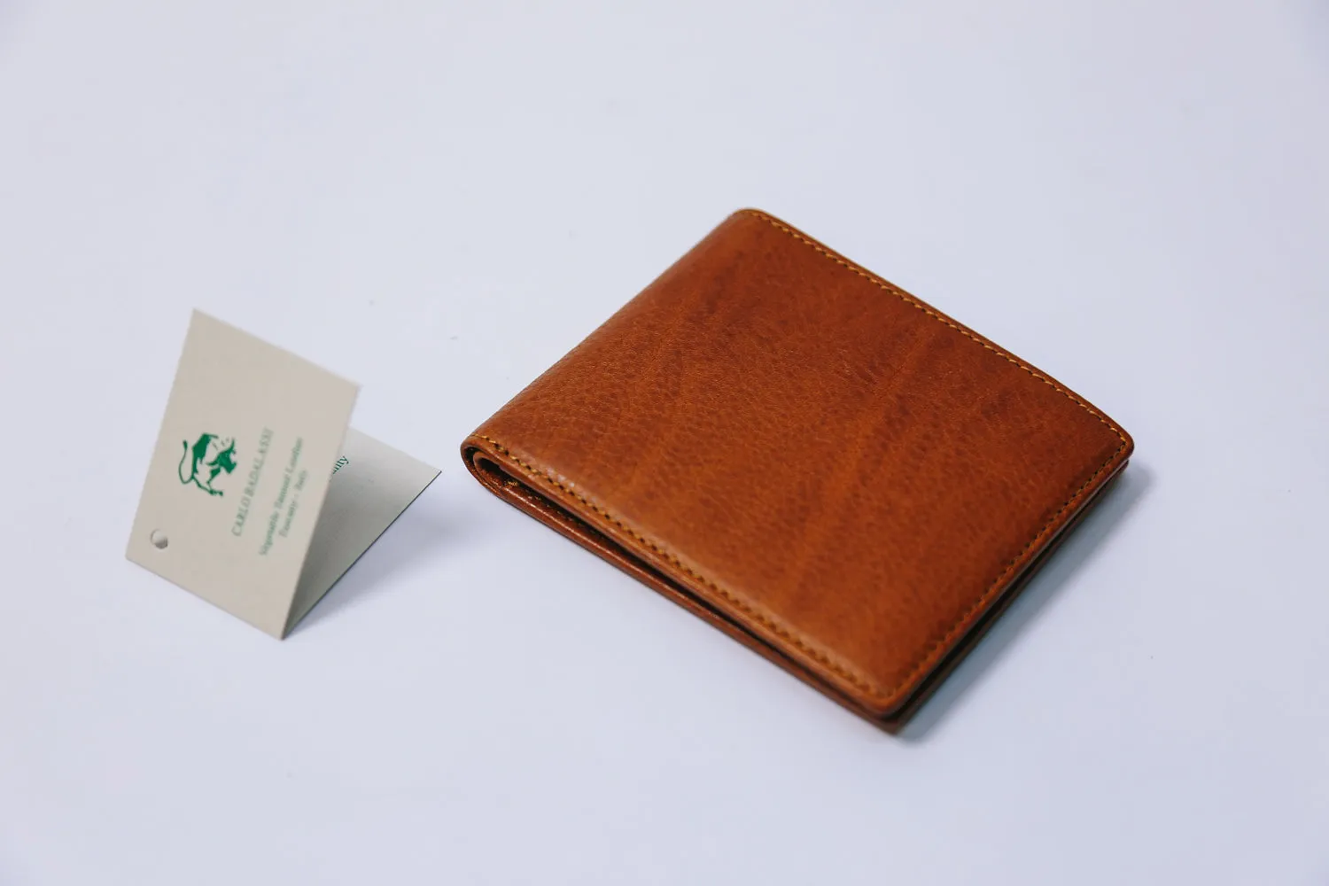 Bifold Wallet with Coin Pouch (Tan Brown)