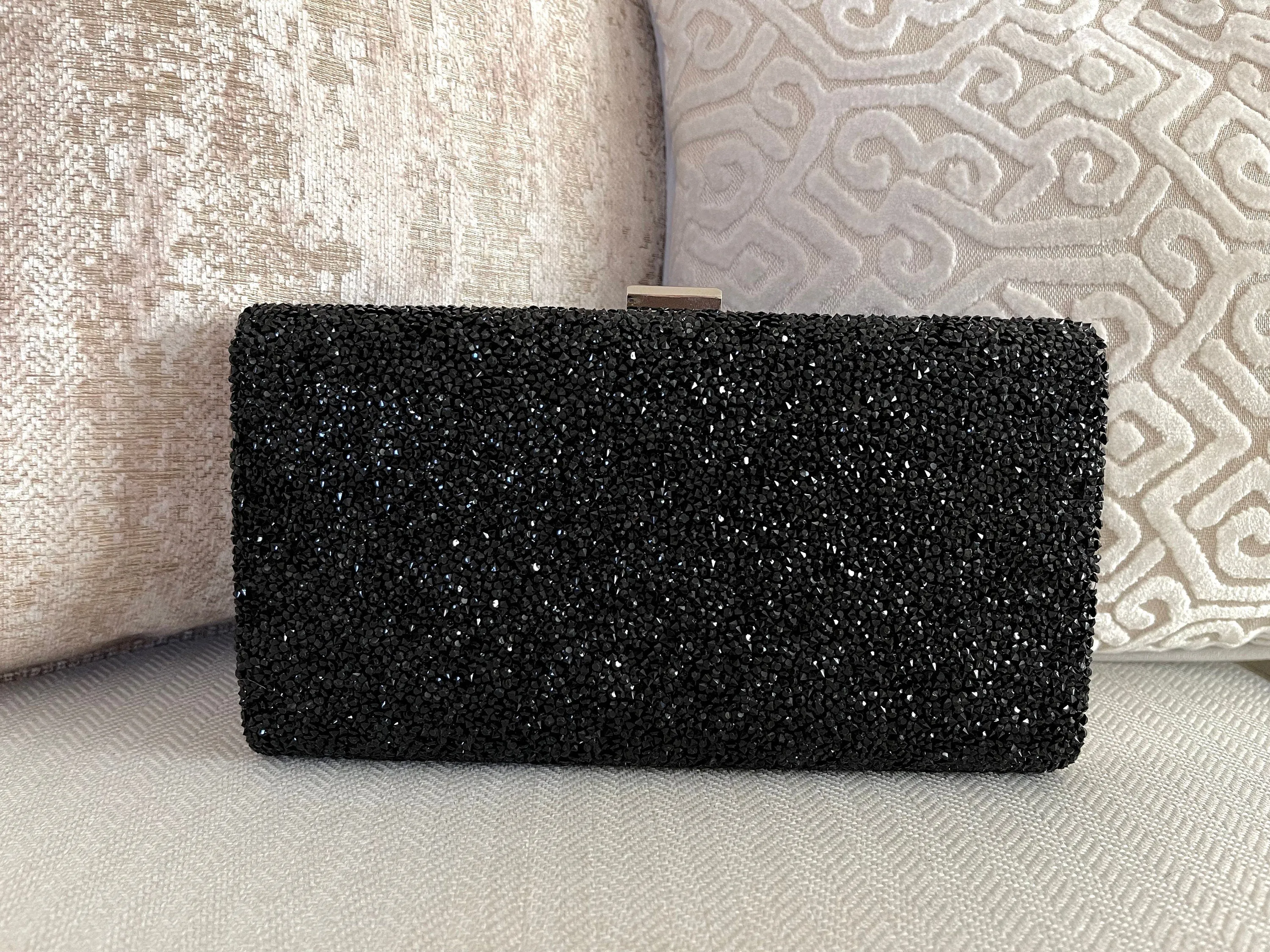 Black Clutch Purse | Evening Bag & Silver Clutch | Gold Clutch