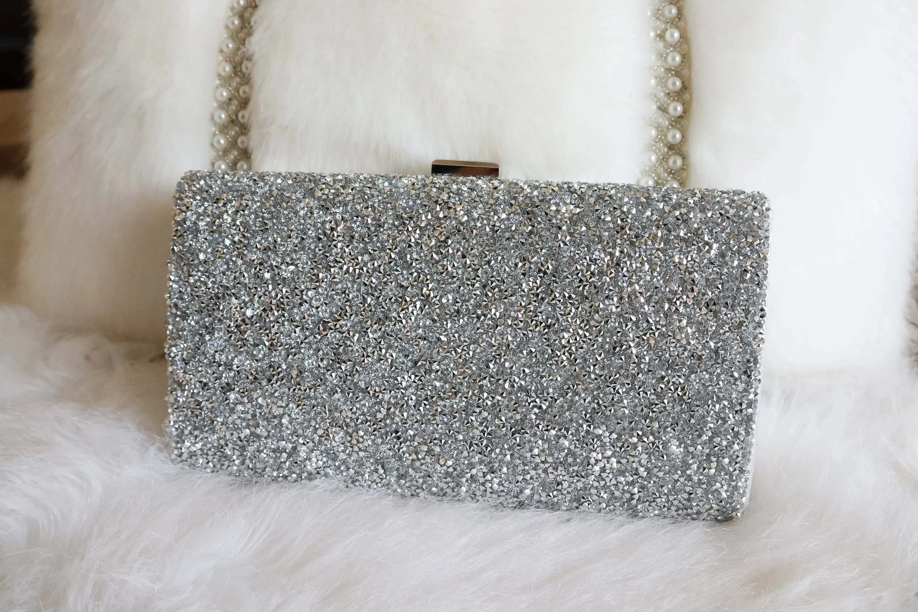 Black Clutch Purse | Evening Bag & Silver Clutch | Gold Clutch