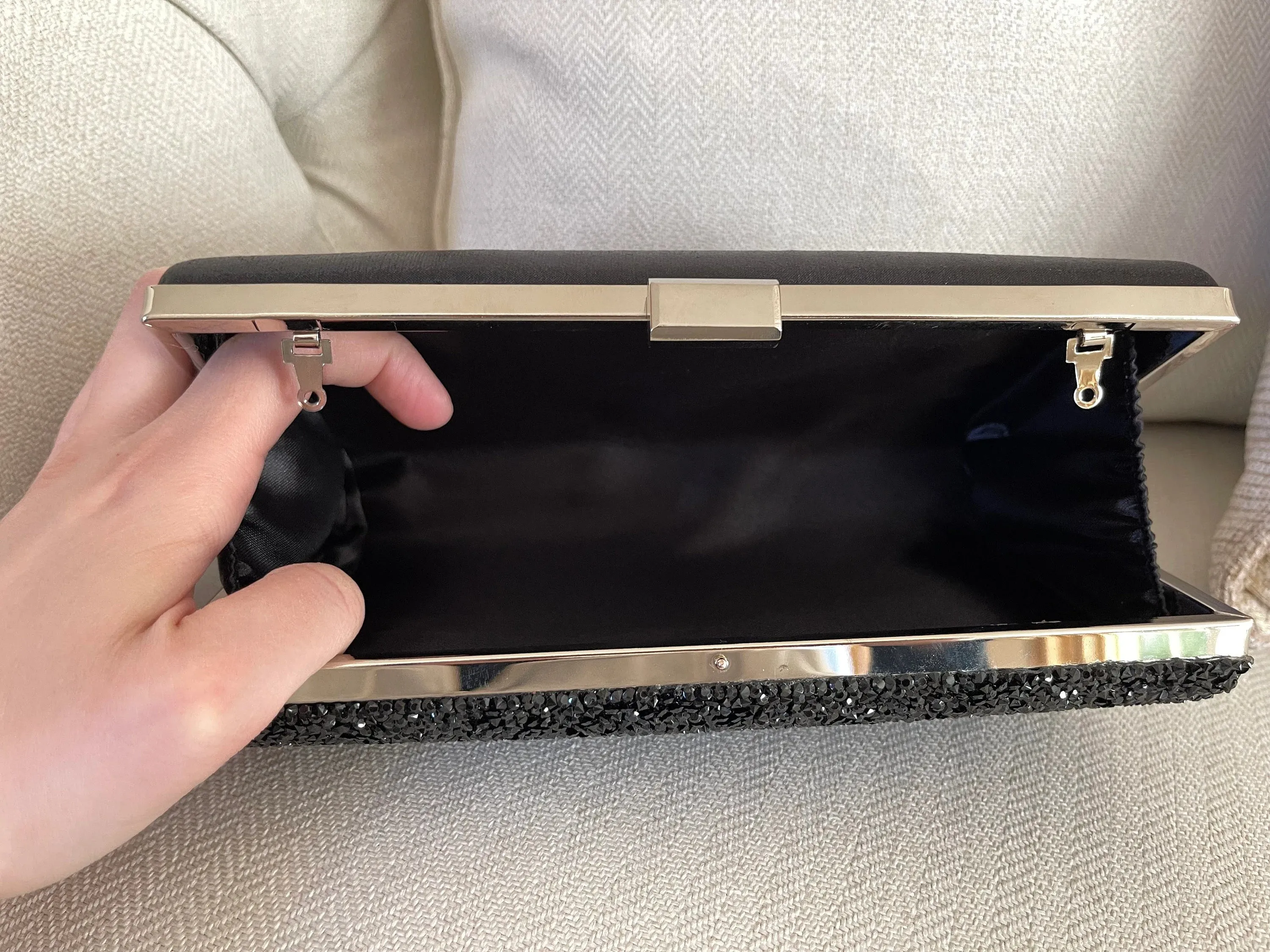 Black Clutch Purse | Evening Bag & Silver Clutch | Gold Clutch