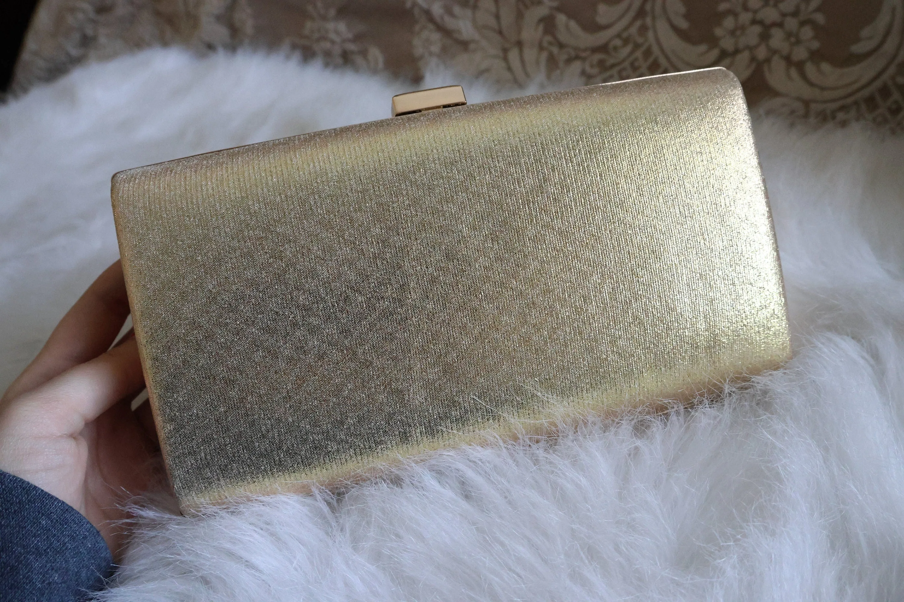 Black Clutch Purse | Evening Bag & Silver Clutch | Gold Clutch