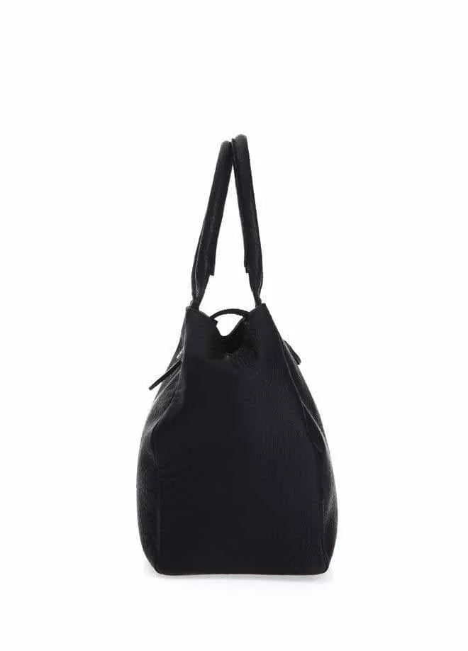 Black Leather Handbag