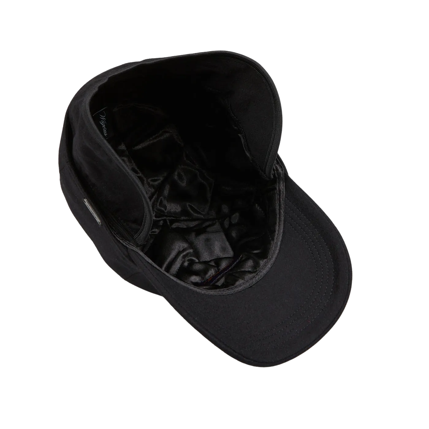 Black Loro Piana Wool Cashmere Baseball Cap