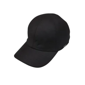 Black Loro Piana Wool Cashmere Baseball Cap