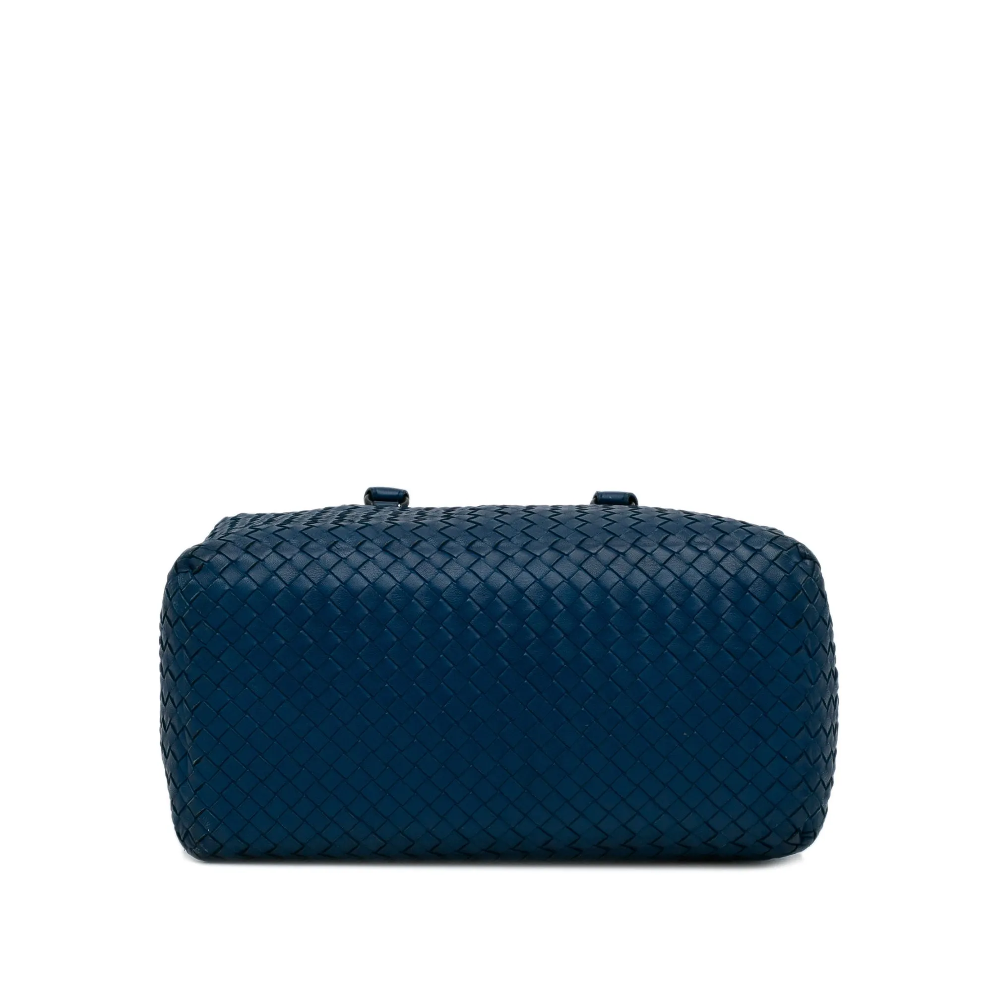 Blue Bottega Veneta Intrecciato Tote Bag