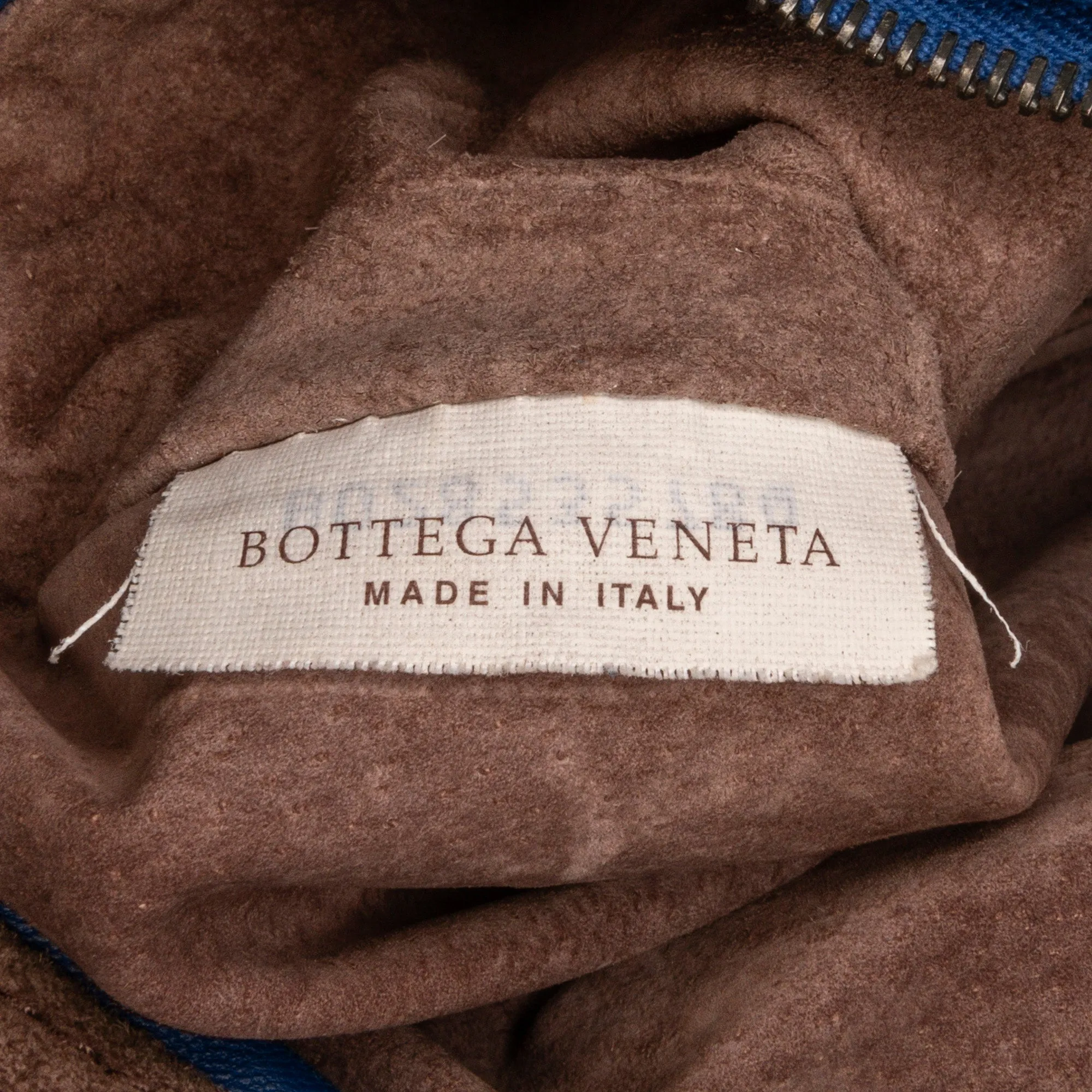 Blue Bottega Veneta Intrecciato Tote Bag