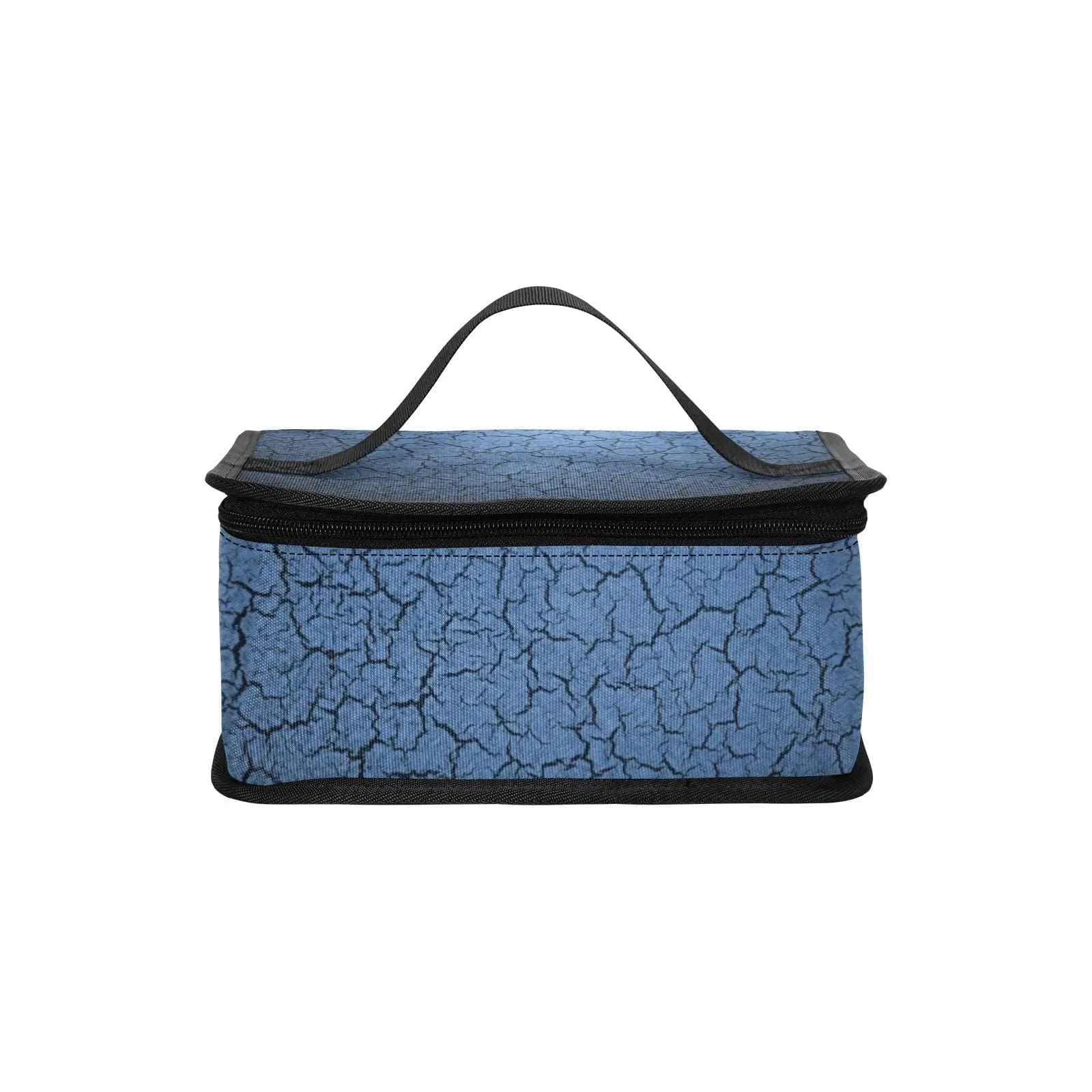 Blue Cracks Insulated Lunch Tote