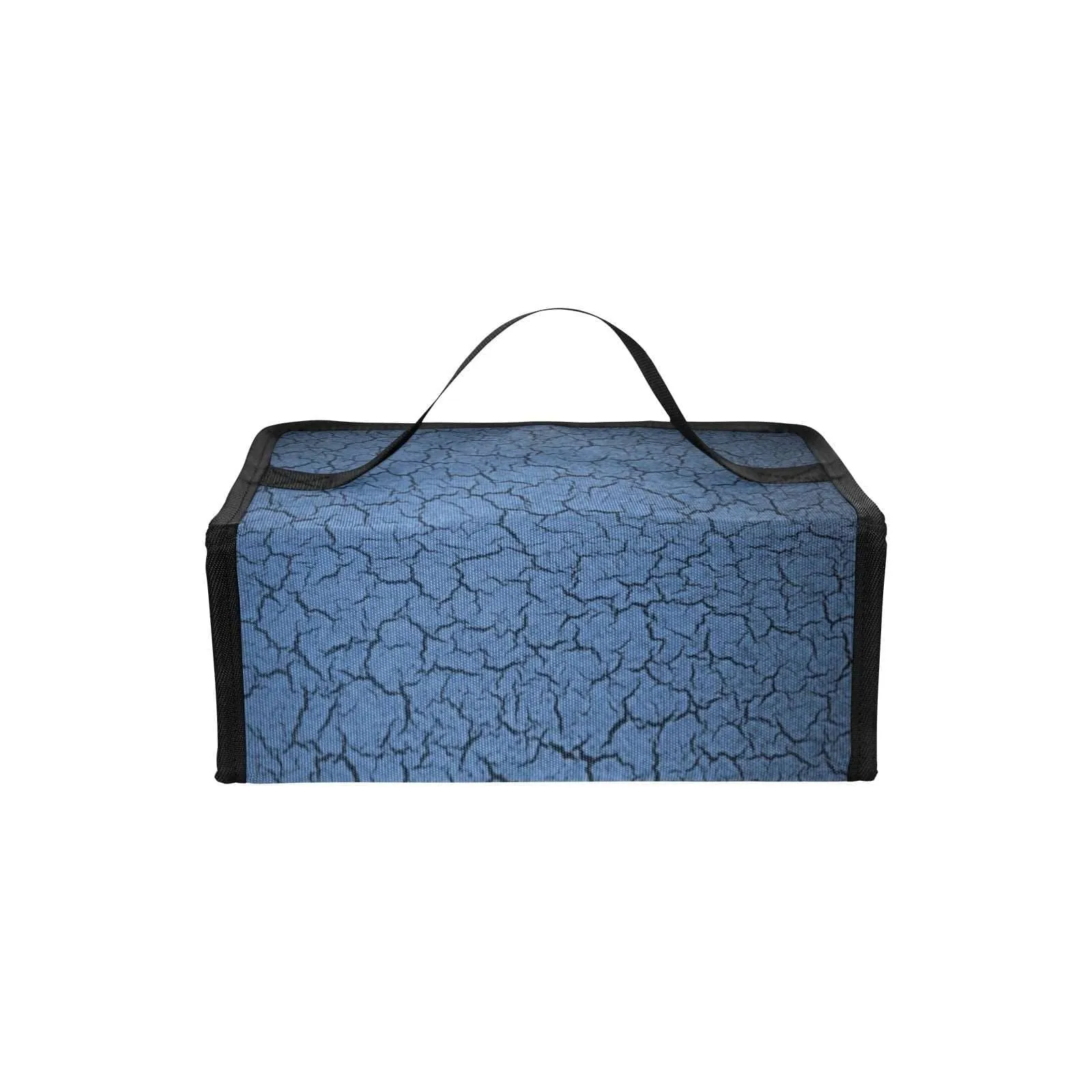 Blue Cracks Insulated Lunch Tote