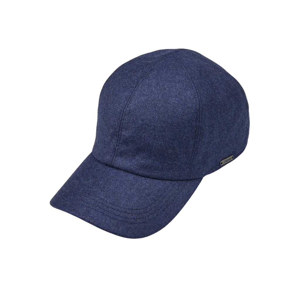 Blue Loro Piana Wool Cashmere Baseball Cap