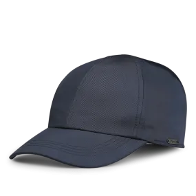 Blue Nylon Fleece Lined Baseball Cap