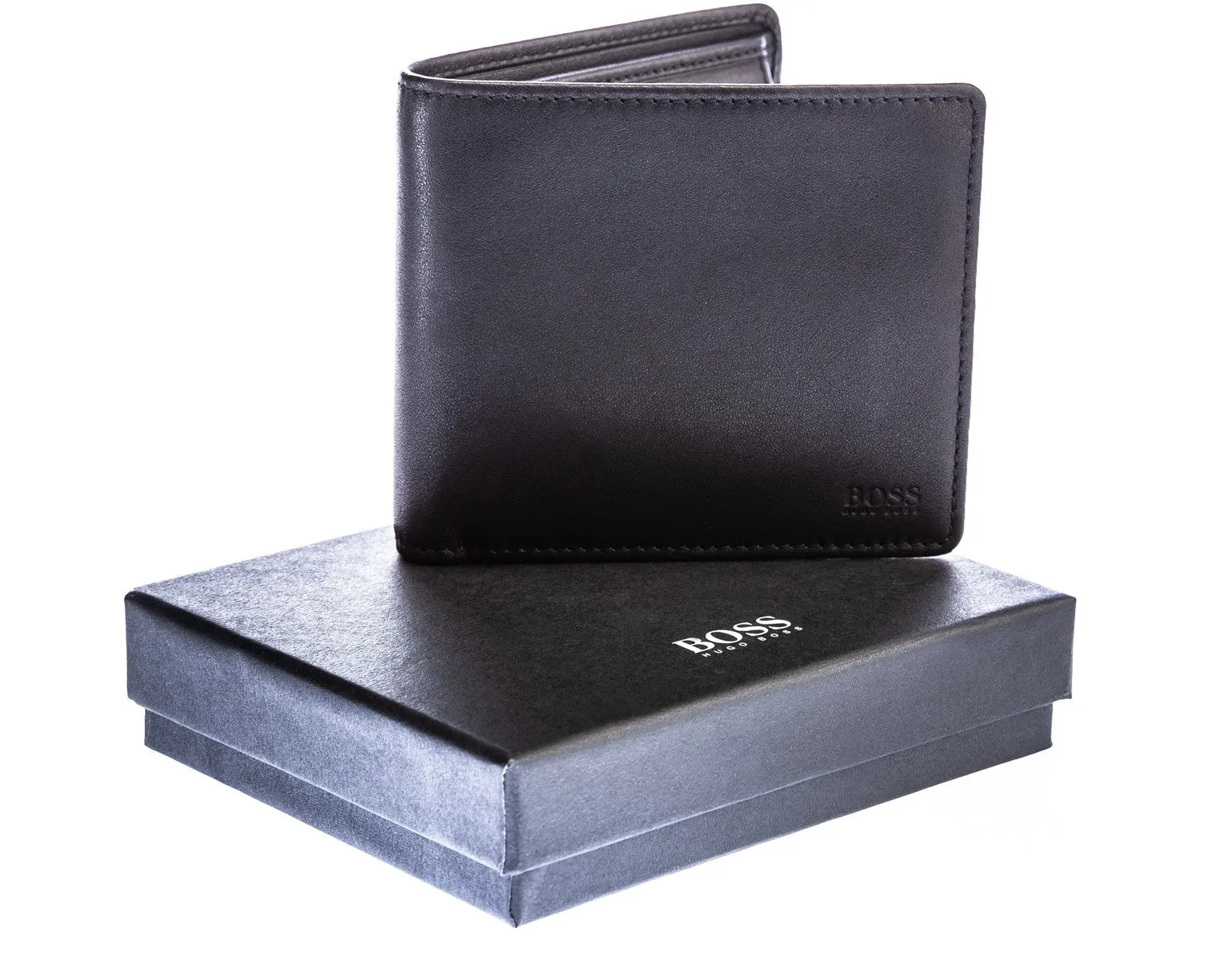 BOSS Majestic_S 4cc Coin Wallet in Black