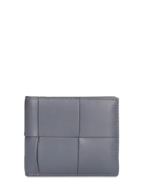 Bottega Veneta   Cassette leather bi-fold wallet 