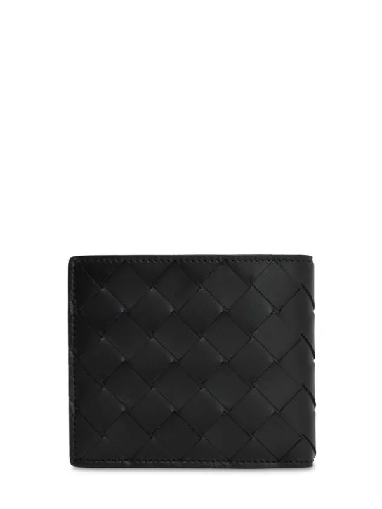 Bottega Veneta   Intrecciato leather bi-fold wallet 