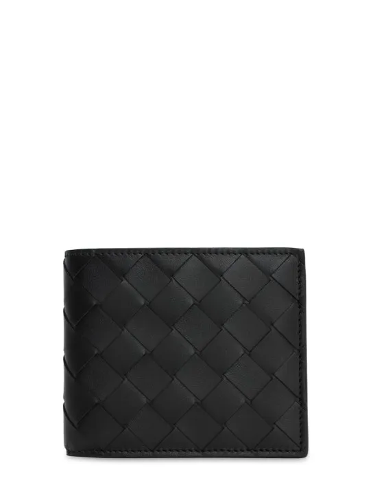 Bottega Veneta   Intrecciato leather bi-fold wallet 