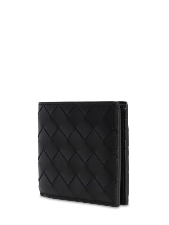 Bottega Veneta   Intrecciato leather bi-fold wallet 