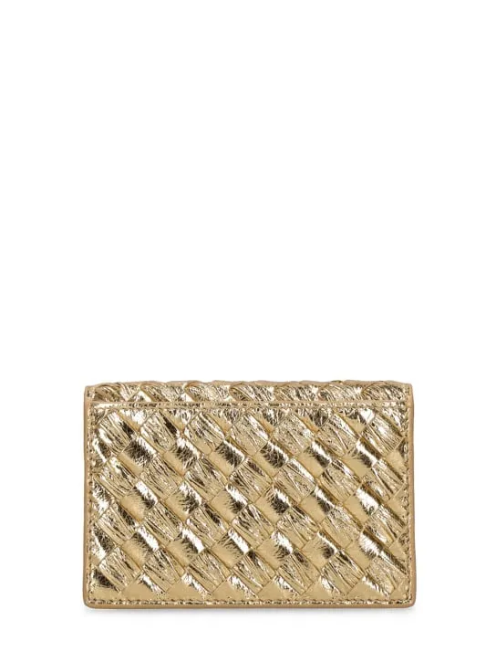 Bottega Veneta   Intrecciato leather wallet 