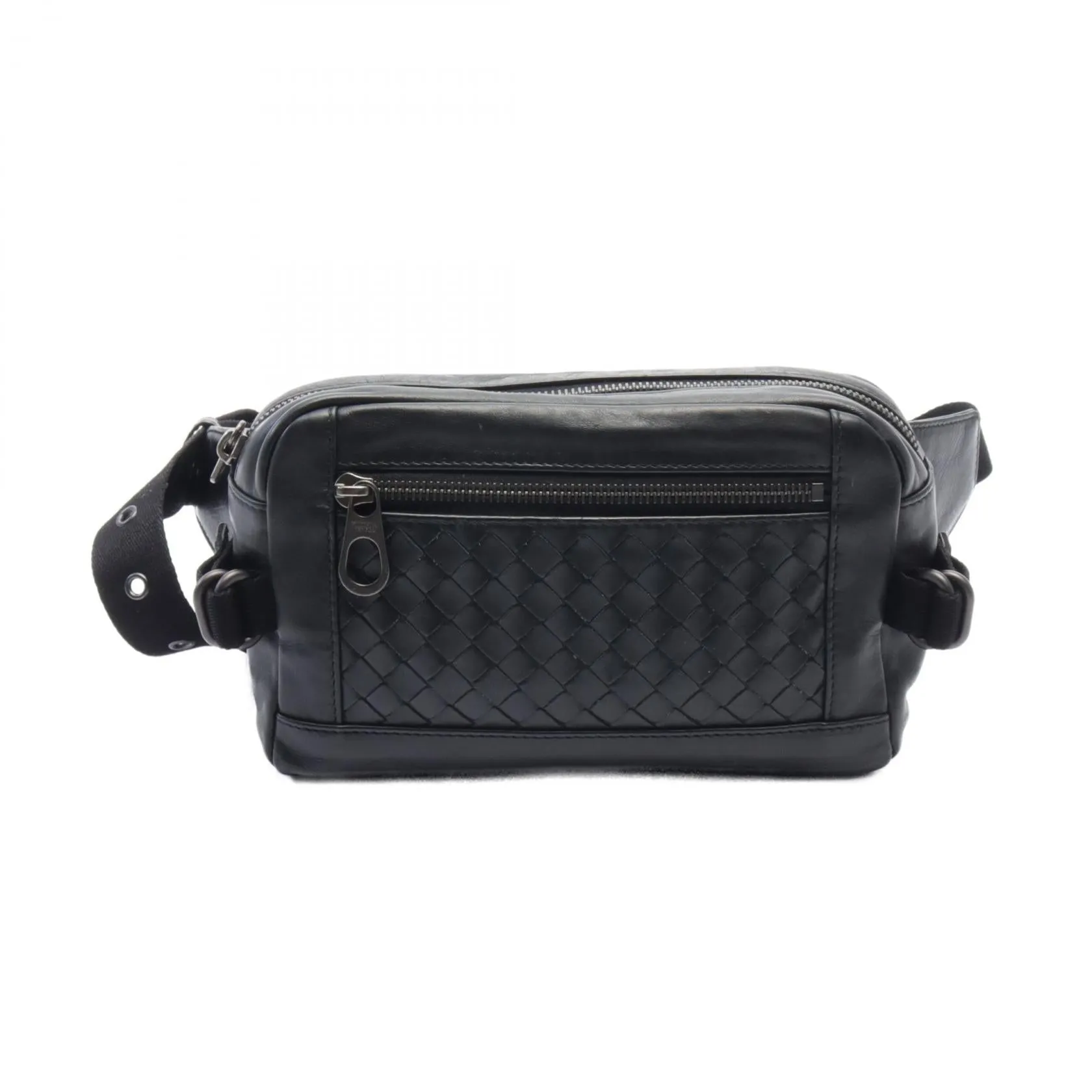 Bottega Veneta Leather Intrecciato Waist Bag