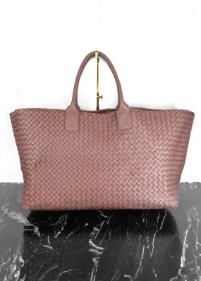 Bottega Veneta Nappa Intrecciato Medium Barcelona Cabat Tote