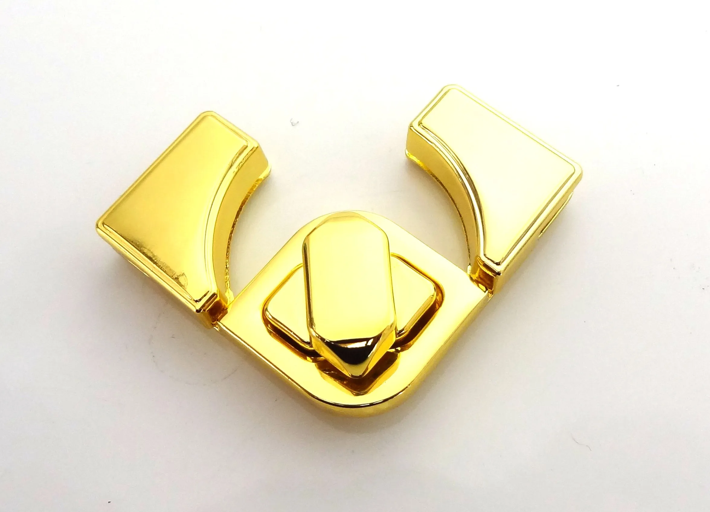 Bright Gold Twist Lock