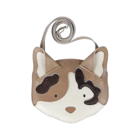 Britta Exclusive Purse | Calico Cat | Nutmeg Leather