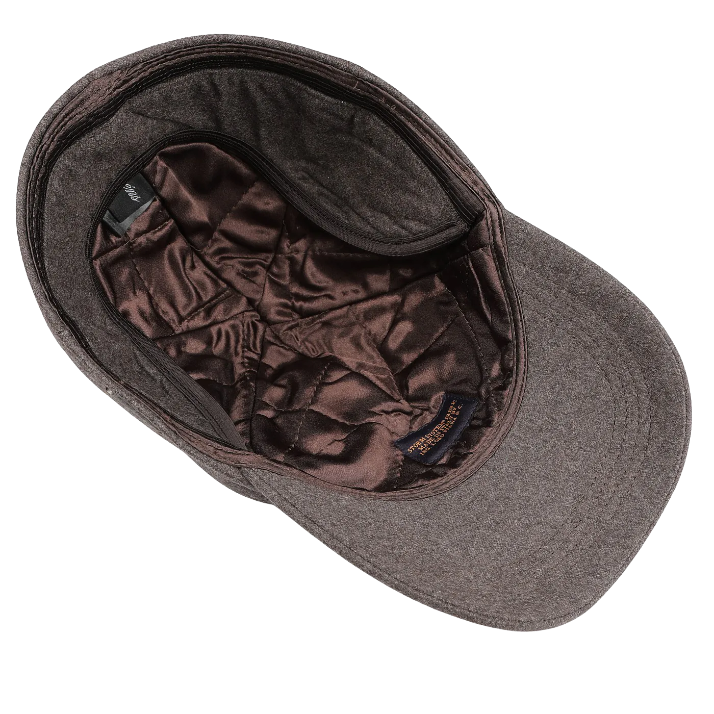 Brown Loro Piana Wool Cashmere Baseball Cap