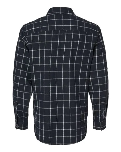 Burnside Men's Yarn-Dyed Long Sleeve Flannel Shirt